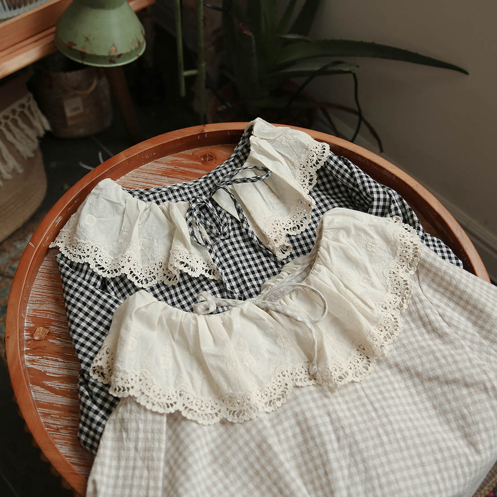 Big Cute Lace Collar Shirt