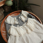 Big Cute Lace Collar Shirt