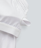 SoftlyZeroTM Airy Halter Draped Cool Touch Yoga Top-UPF50+