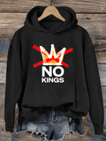 🔥Buy 3 Get 15% Off🔥Women's  America has No Kings Printed Casual Hoodies