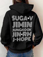 Women's Retro Leisure  Print Hoodie