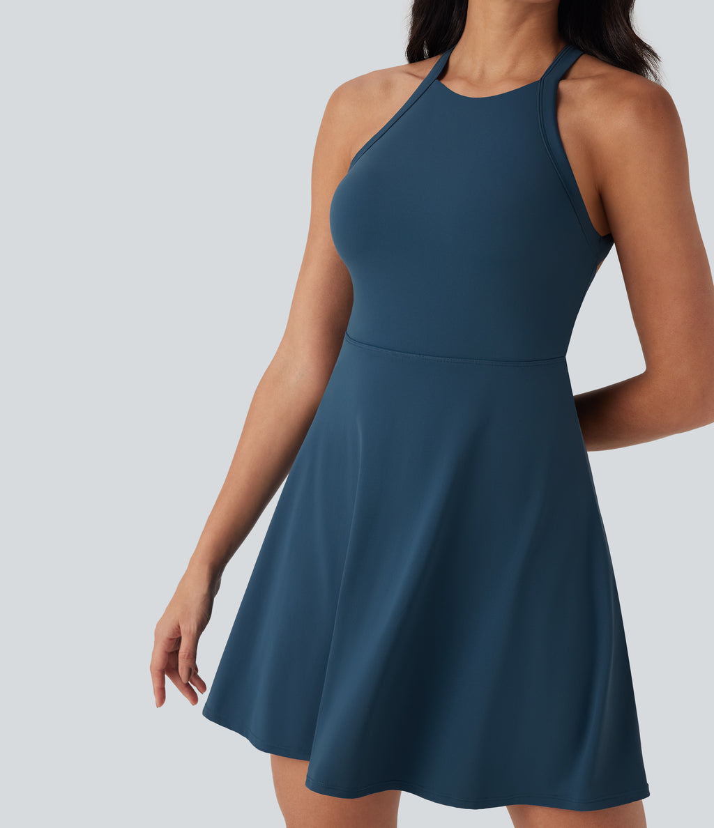 SoftlyZeroTM Airy Cool Touch Dance Active Dress-Easy Peezy
