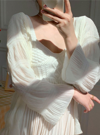 White Simple Cardigan