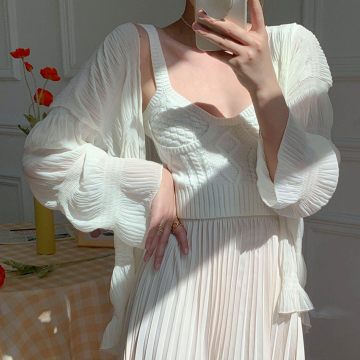 White Simple Cardigan