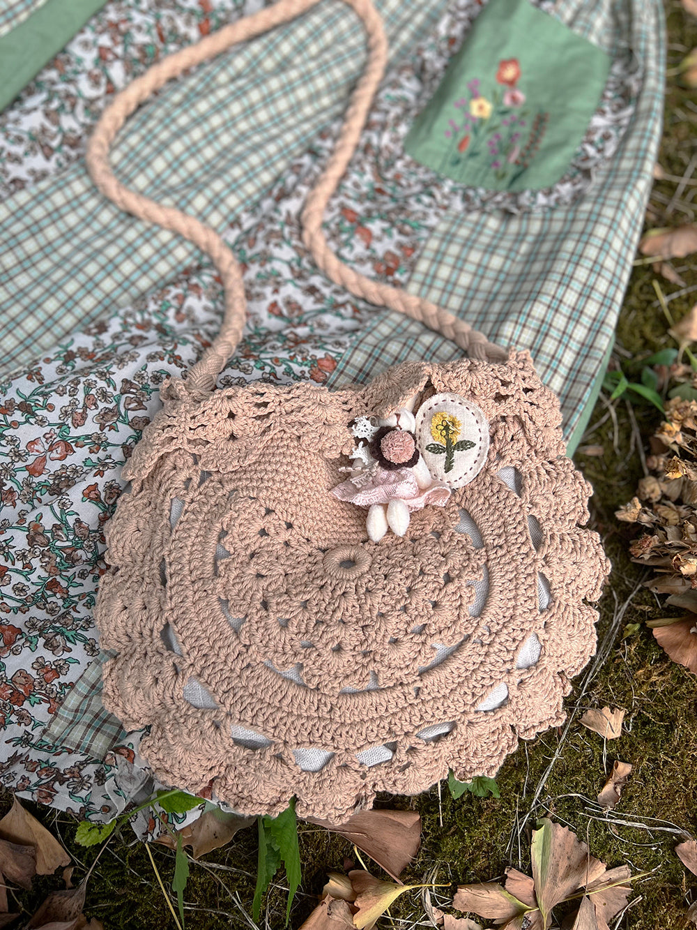 Cotton Hand Crocheted Bag