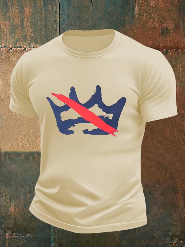 🔥Buy 3 Get 15% Off Men's America has no kings print  T-Shirt