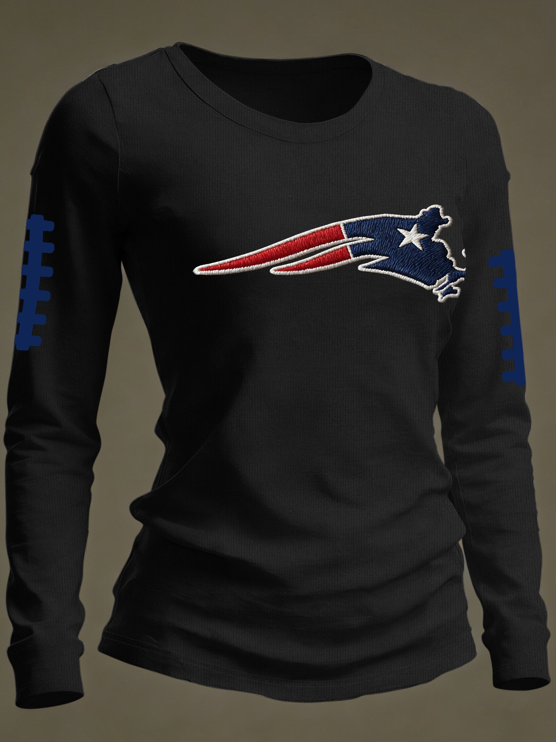 Women's Casual Print Long-Sleeve T-Shirt