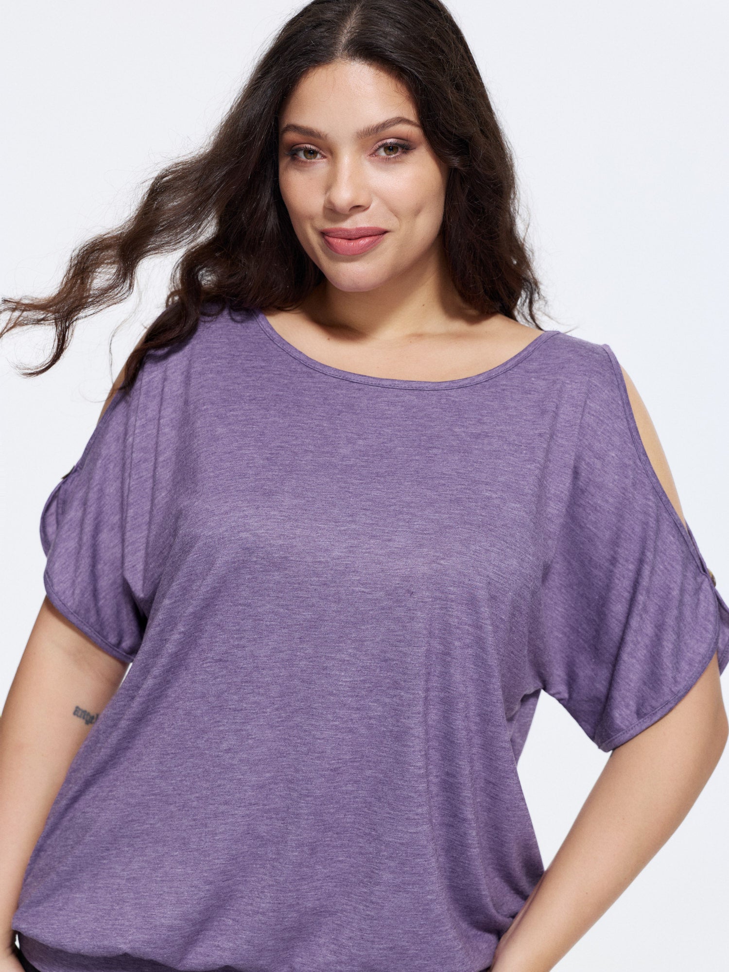 Supersoft Cut-Out Shoulder T-Shirt