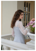 Sheer Chiffon Bottom Top + Mermaid Slip Dress