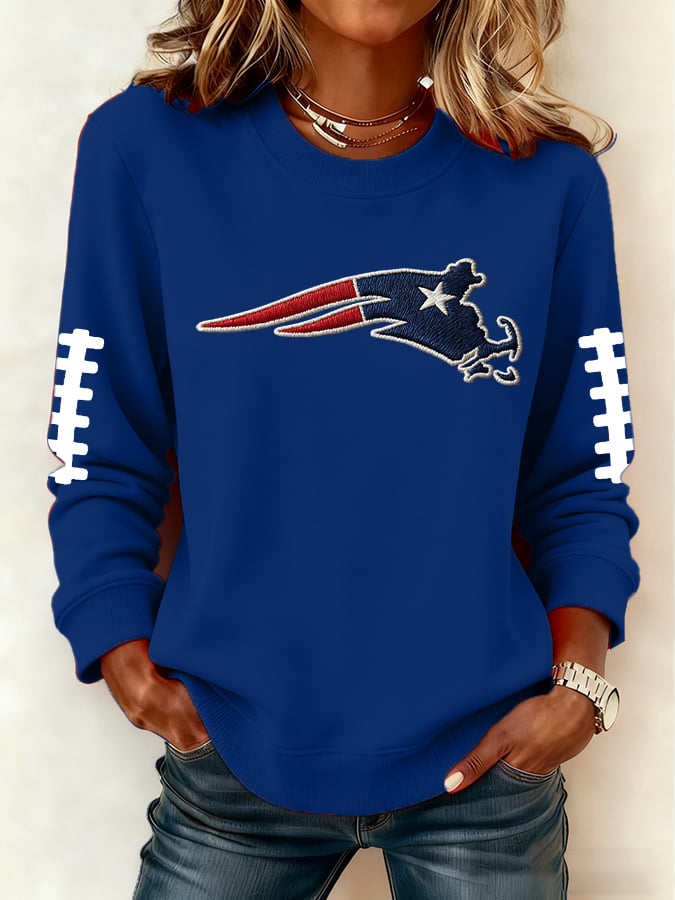 Women's Football print  Sweatshirt