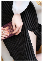 Chiffon Top & Velvet Slip Dress