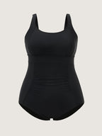 Back-Tie Tummy-Control One-Piece Swimsuit