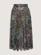 Sarong Slit Floral Print One-Piece Swim Set