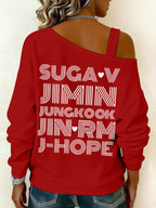 Women's BTS lovers Printed Sweatshirt