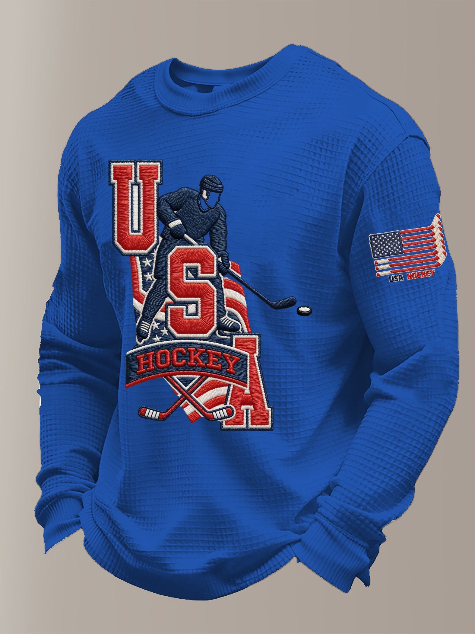 Women's  Hockey Print Sweatshirt