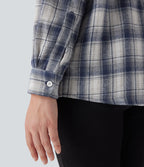 Long Sleeve Plaid Casual Shirt