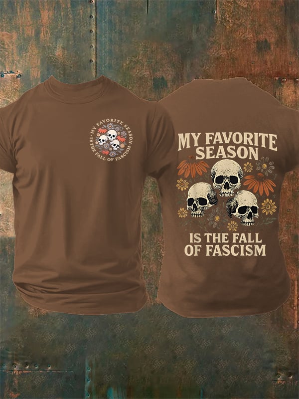 Men's MY FAVORITE SEASON Print  T-shirt