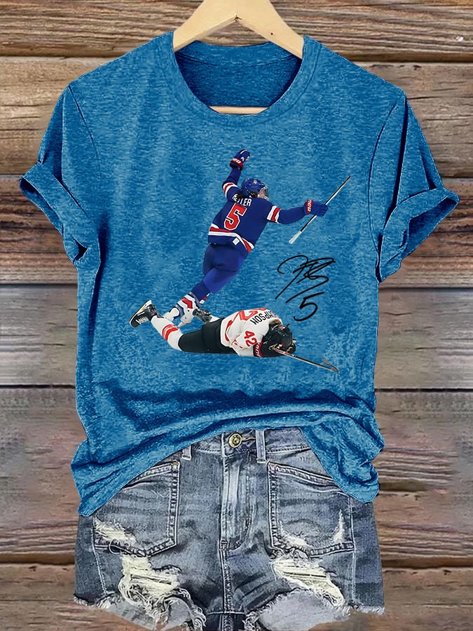 Women's  Funny Character Print T-Shirt