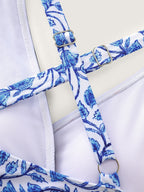 Floral Print Tummy-Control One-Piece Swimsuit