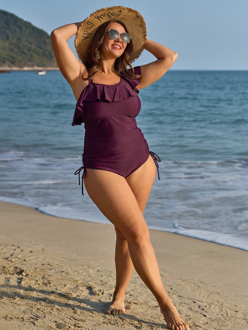 Ruffled Tummy-Control One-Piece Swimsuit