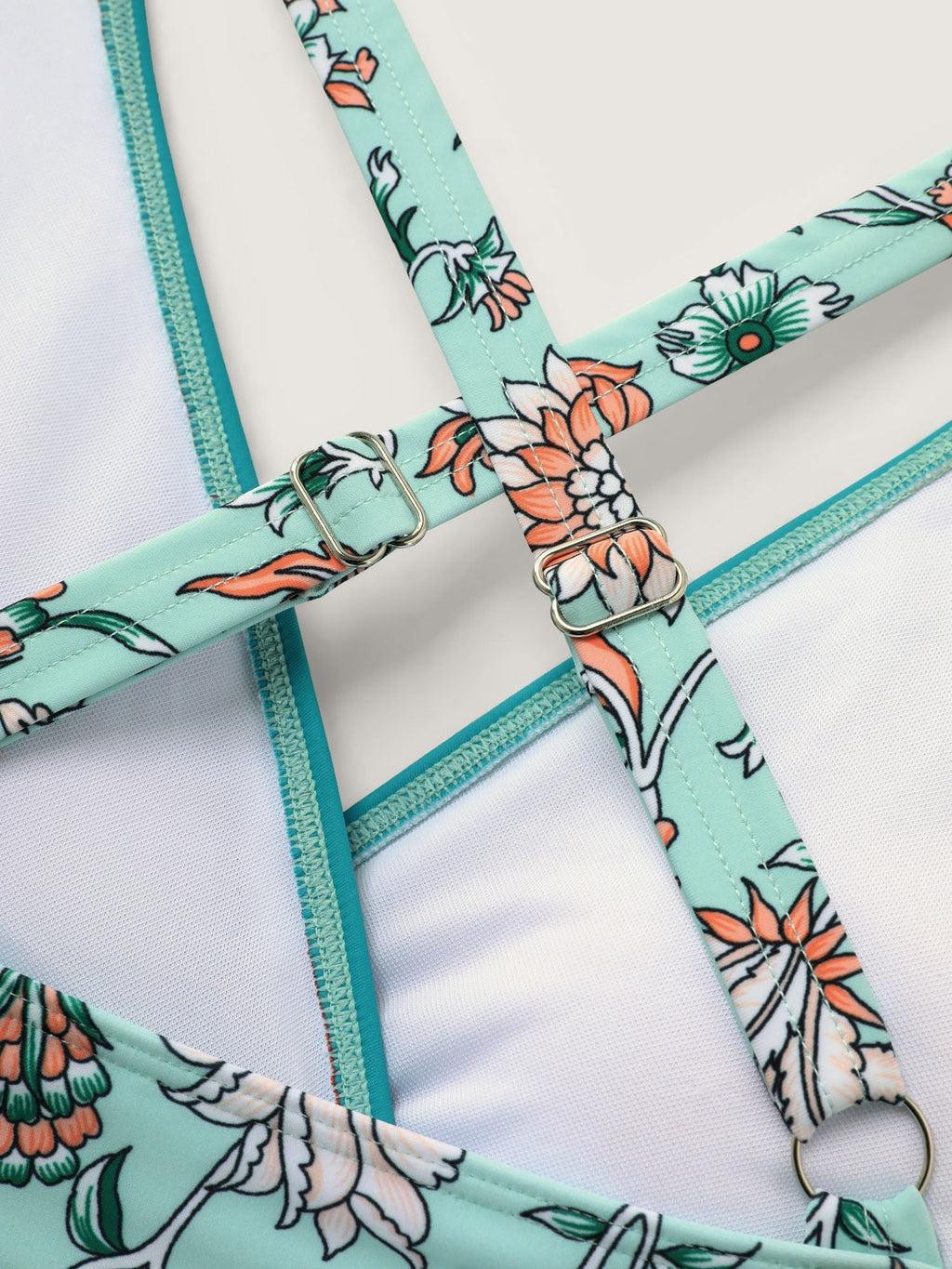 Floral Print Adjustable Tummy-Control One-Piece Swimsuit