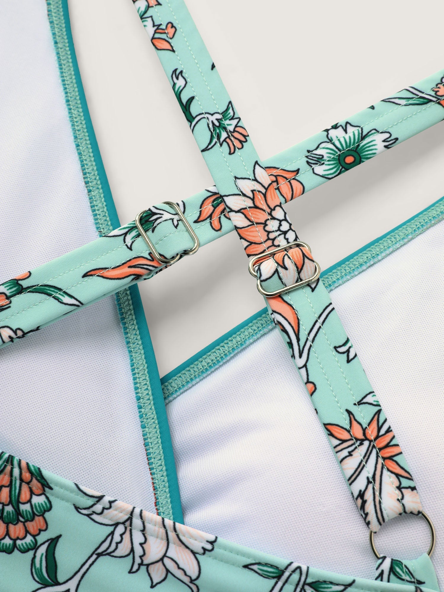 Floral Print Adjustable Tummy-Control One-Piece Swimsuit