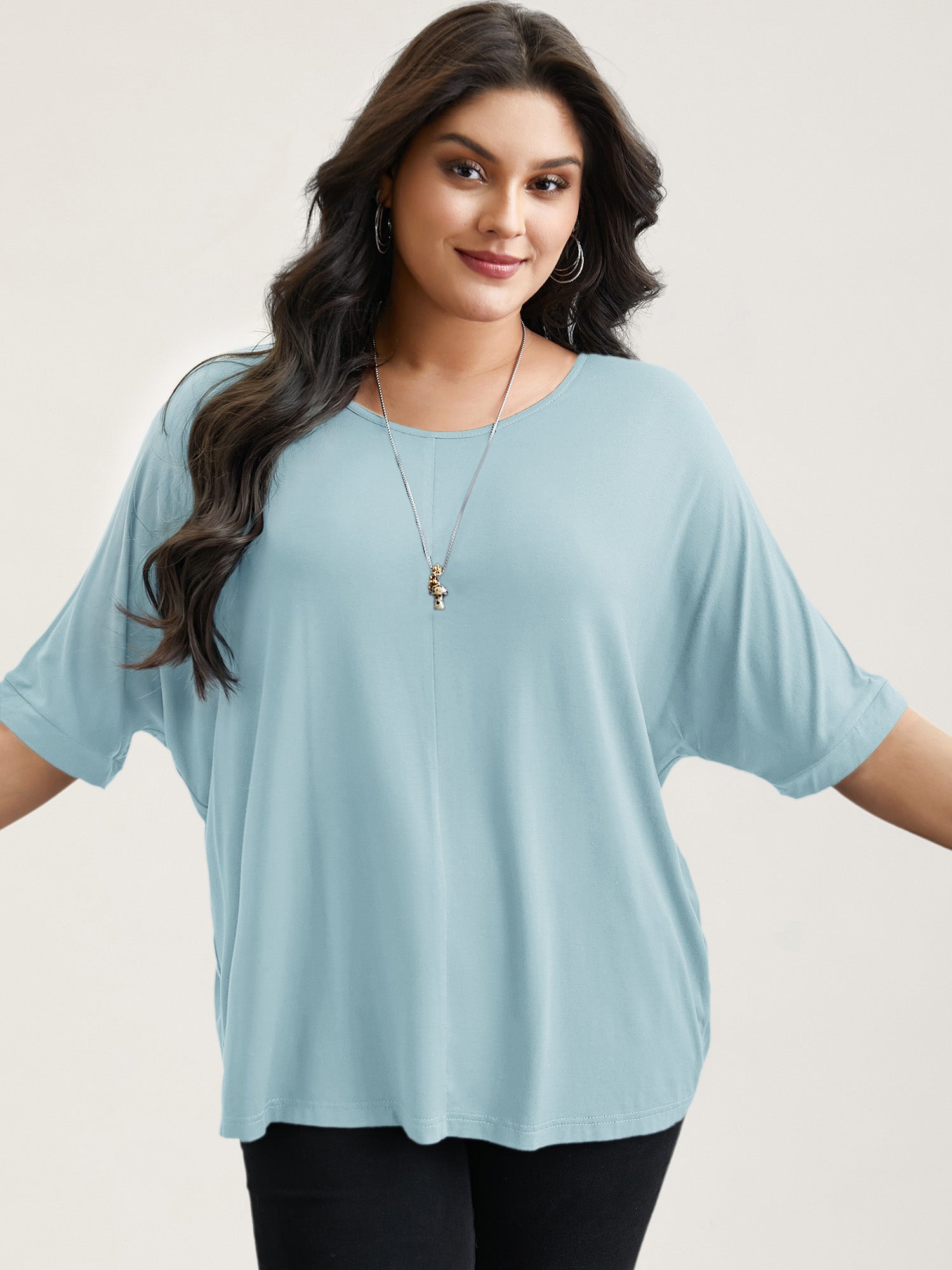 Supersoft Round Neck Plain T-Shirt