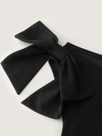 One-Shoulder Asymmetrical Hem Midi Dress