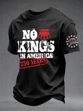 🔥Buy 3 Get 15% Off🔥Men's No Kings In America Print T-shirt