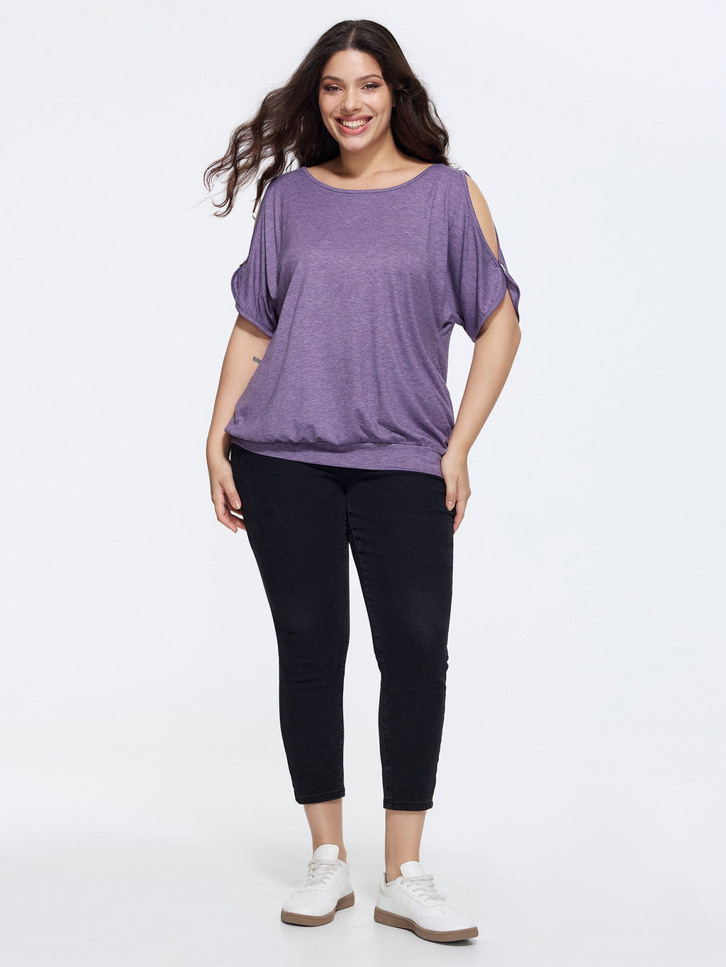 Supersoft Cut-Out Shoulder T-Shirt