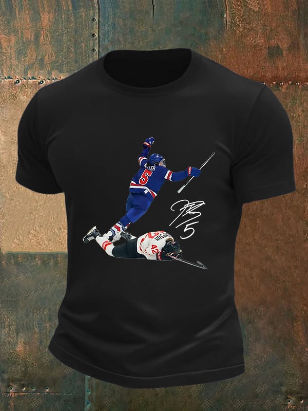 Men's   Funny Character Print T-Shirt