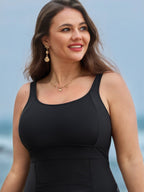 Back-Tie Tummy-Control One-Piece Swimsuit