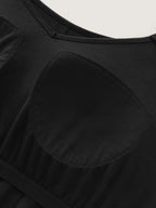 Supersoft Stretchy Supportive Bra Flowy Midi Dress