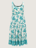 Breezy Floral Print Sleeveless Maxi Dress