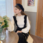 Retro Bishop Sleeve Knitted Top
