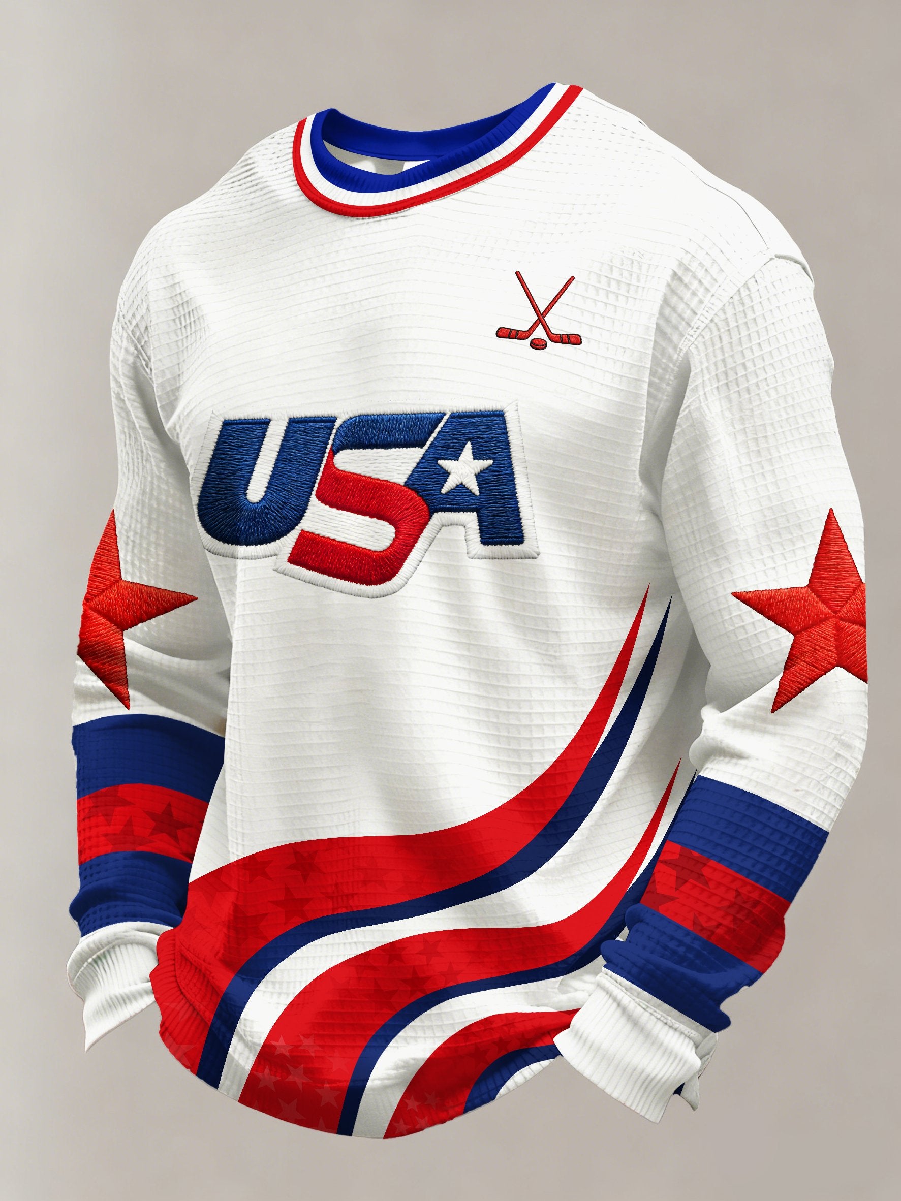 Men's Ice Hockey Print T-Shirt
