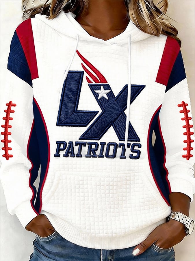 Women's Football Print Sweatshirt