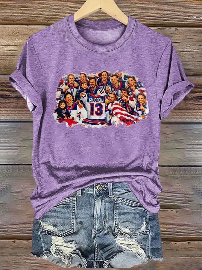 Women's  Funny Character Print T-Shirt