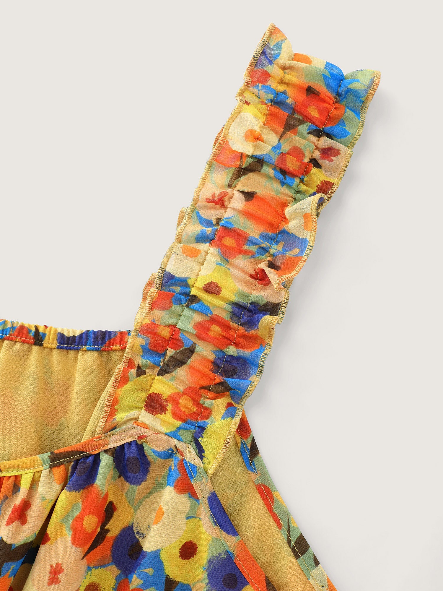 Sunkissed Floral Print Flowy Tank Top