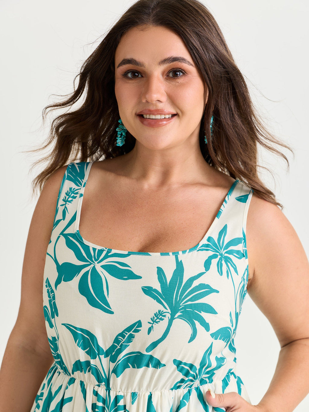 Breezy Floral Print Sleeveless Maxi Dress