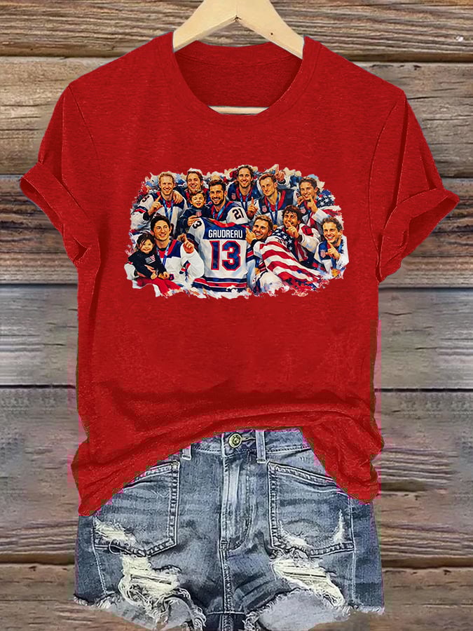 Women's  Funny Character Print T-Shirt