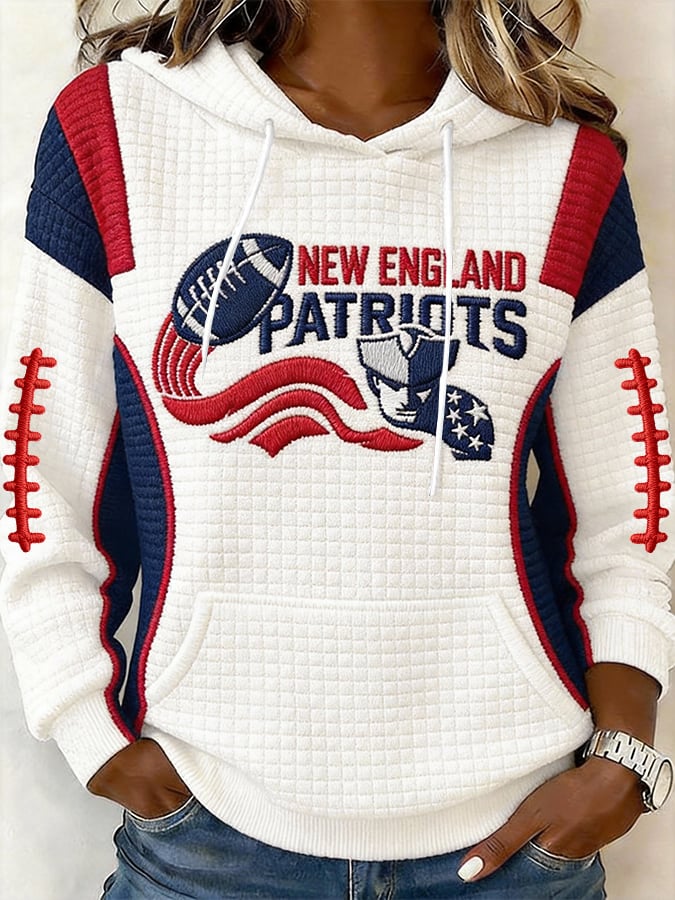 Women's Football Print Sweatshirt