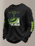 Men's Football Print Waffle T-Shirt