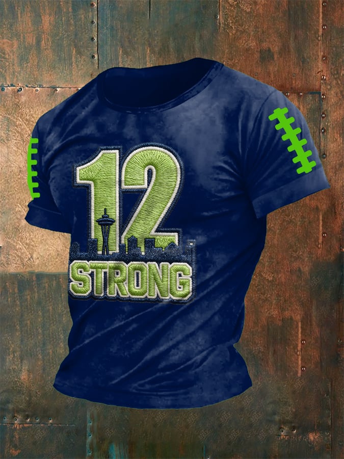 Men's Football Short-Sleeved T-shirt