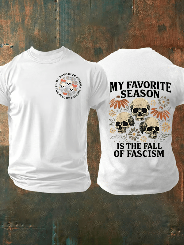 Men's MY FAVORITE SEASON Print  T-shirt