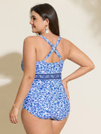 Floral Print Tummy-Control One-Piece Swimsuit