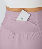 2026🔥UK Super High Waisted Back Pocket & Side Hidden Pocket 2-in-1 Yoga Shorts