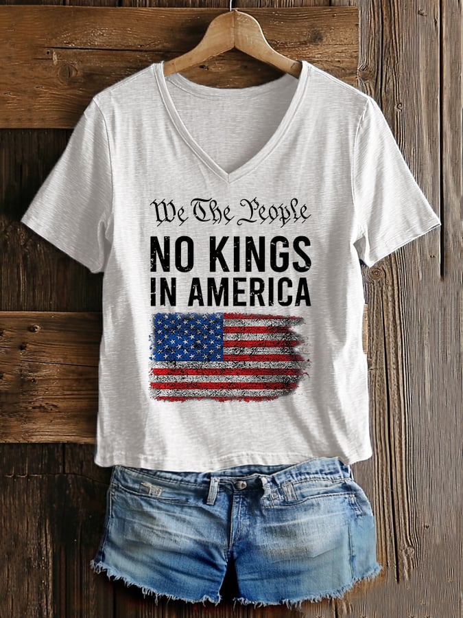 🔥Buy 3 Get 15% Off🔥Women's Casual Fashion American Kingless Printed T-Shirt