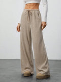 High Waist Comfortable Wide Leg Casual Jogging Pants, Versatile Athletic Trousers for Relaxed Fit, Ideal for Everyday Wear