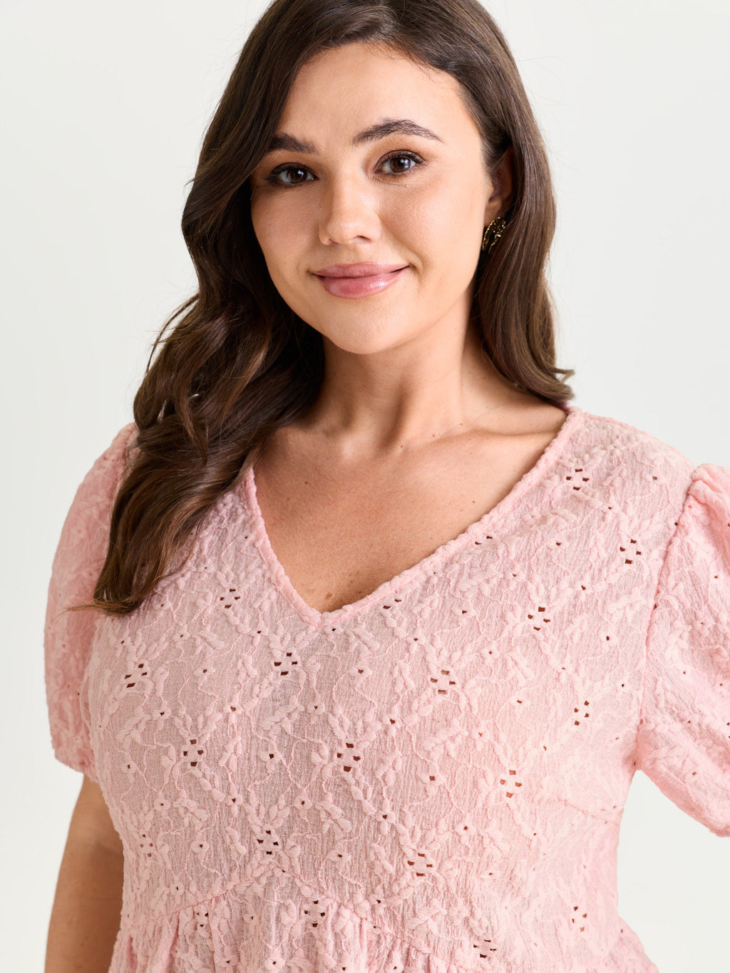 Back Bow Tie Textured Top